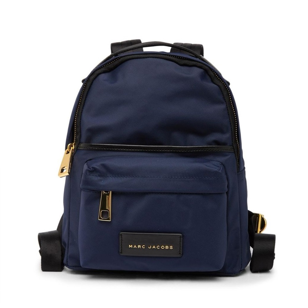 Marc Jacobs Navy Nylon Varsity Mini Backpack